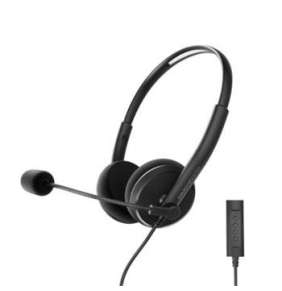 Energy Sistem Headset Office 2+, komunikační sluchátka s mikrofonem, ovládání hlasitosti a ztlumován