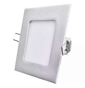 Emos vestavné LED svítidlo, čtverec 6W/40W, NW neutrální bílá, IP20, stříbrné