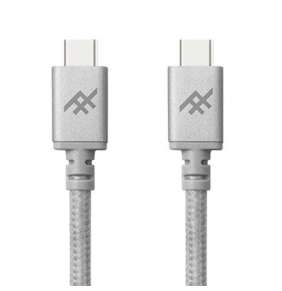 iFrogz kábel UniqueSync Premium USB-C to USB-C 1.8 m - Silver