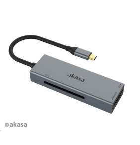 AKASA USB 3.2 Type-C čtečka karet