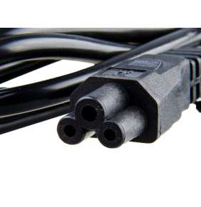 AVACOM Napájecí kabel pro notebookové zdroje trojpinový (trojlístek) 1,8m