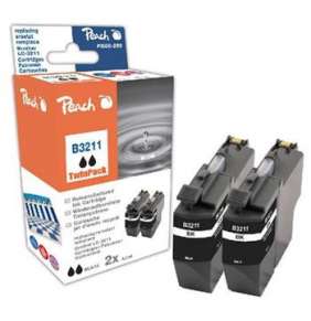 PEACH kompatibilní cartridge Brother LC-3211 black, 2x 4.8ml