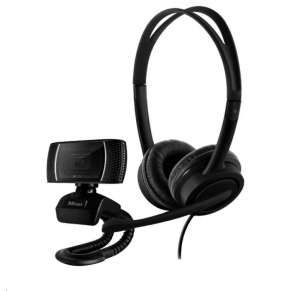 TRUST set webcamera + headset DOBA 2-in-1, Home-office set
