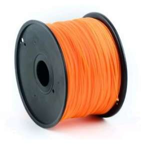 Tlačová struna (filament) GEMBIRD, PLA, 1,75mm, 1kg, oranžová