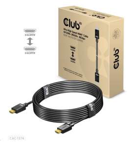 Club3D HDMI kábel, Ultra High Speed, 4K120Hz, 8K60Hz kábel 48Gbps (M/M), 26AWG, 4m