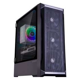 Zalman case miditower Z8, bez zdroje, ATX, 4x 120mm ventilátor, 2x USB 3.0, 1x USB 2.0, průhledná bočnice, černo-šedá