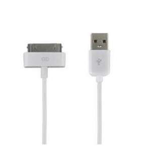 4World Kabel USB 2.0 pro iPad/iPhone/iPod 1m bílý