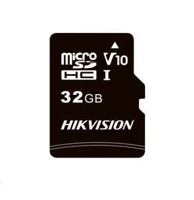 Karta HIKVISION MicroSDHC 32GB C1 (R:92MB/s, W:15MB/s) + adaptér