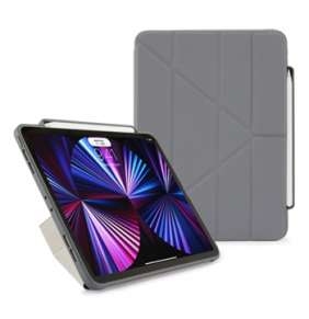 Pipetto puzdro Origami Pencil Case pre iPad Pro 11" 2021/2022 - Dark Grey