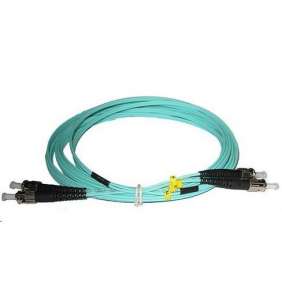 Duplexný prepojovací kábel MM 50/125, OM3, ST-ST, LS0H, 1m