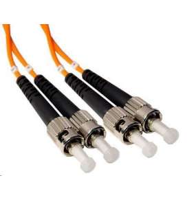 Duplexný patch kábel MM 62,5/125 OM1, ST-ST, LS0H, 1m