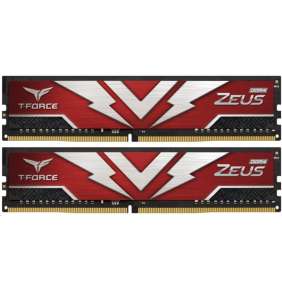 DIMM DDR4 64GB 3200MHz, CL16, (KIT 2x32GB), T-FORCE ZEUS Gaming Memory (Red)