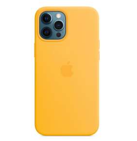 Apple iPhone 12 Pro Max Silicone Case with MagSafe - Sunflower