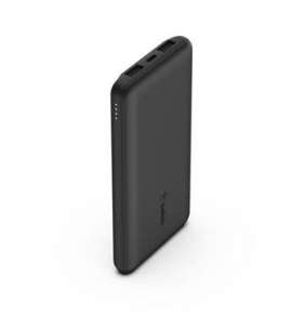 Belkin Boost Charge 3-Port Powerbank 10K + USB-A to USB-C kábel - Black