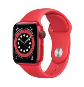 Apple Watch Series 6 40mm Cellular PRODUCT(RED) hliník se sportovním řemínkem