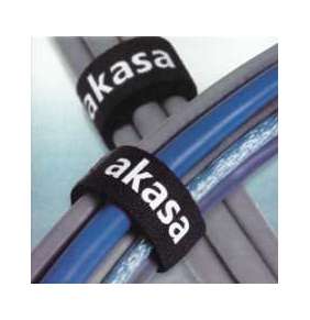 AKASA souprava na svazování kabelů na suchý zip / AK-TK-02 / 5ks v balení