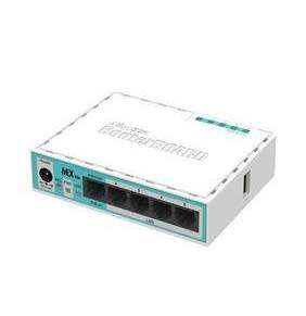 MIKROTIK RouterBOARD hEX lite + L4 (850MHz, 64 MB RAM, 5xLAN switch, plastic case, zdroj)
