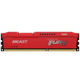 8GB DDR3-1600MHz CL10 Kingston FURY Beast Red