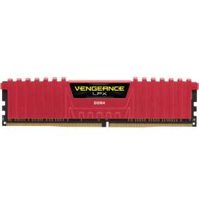 Corsair Vengeance LPX/DDR4/8GB/2400MHz/CL16/1x8GB/Red