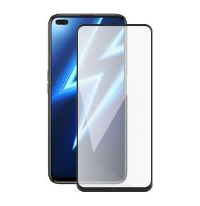 Screenshield REALME 6 Pro (full COVER black) Tempered Glass Protection