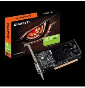 Gigabyte GV-N1030D5-2GL, GT 1030, 2GB GDDR5, 64bit, 1xDVI, 1xHDMI, Low Profile