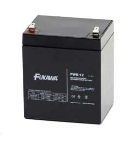 FUKAWA olověná baterie FW 5-12 F1 do UPS APC/ AEG/ EATON/ Powerware/ 12V/ 5Ah/ životnost 5 let/ Faston F1-4,7mm