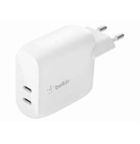 Belkin 40W Dual USB-C PD Wall Charger - White