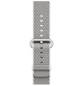 Apple Watch 42mm White Check Woven Nylon