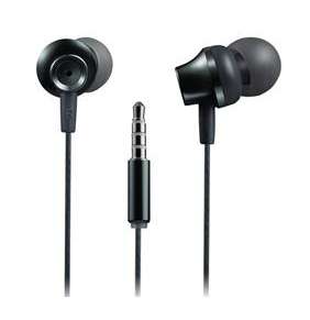 Canyon SEP-3, štýlové slúchadlá do uší, pre smartfóny, integrovaný mikrofón a ovládanie, tmavo šedé