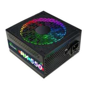 EVOLVEO RX 550, zdroj 550W ATX, RGB rainbow vent. 14cm, tichý, 80+, bulk