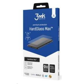 3mk tvrzené sklo HardGlass Max pro Apple iPhone 13 mini, černá