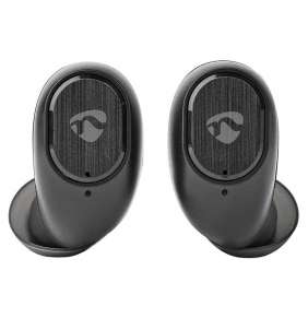 Nedis HPBT3053BK - Bezdrátová Sluchátka | Bluetooth | Až 3 hodin | Ovládání dotykem | Nabíjecí pouzdro | mikrofon