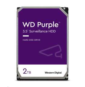 WD 2TB Purple 3,5"/SATAIII/5400-7200/64MB, IntelliPower