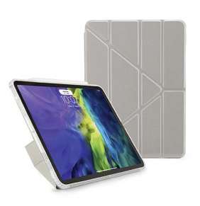 Pipetto puzdro Origami Metallic Case pre iPad Air 10.9" 2020 - Silver