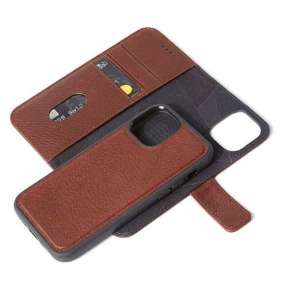 Decoded puzdro Leather Detachable Wallet pre iPhone 12 mini - Brown