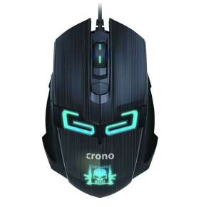 Crono CM647 - optická  herní myš, USB konektor, rozlišení 800/1200/1600 DPI , modré podsvícení