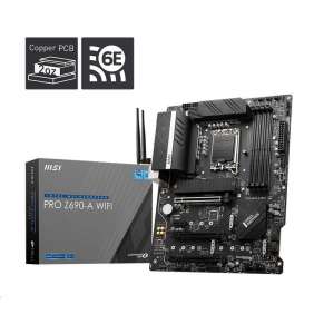 MSI PRO Z690-A WiFi / LGA1700  / Intel Z690 / 4x DDR5 / 4x M.2 / HDMI / DP / USB-C / WiFi / ATX