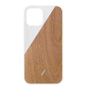 Native Union kryt Clic Wooden pre iPhone 12/12 Pro - White