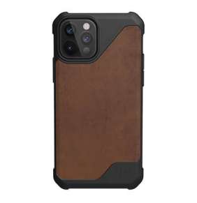 UAG kryt Metropolis pre iPhone 12/12 Pro - Leather Brown