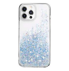 SwitchEasy kryt Starfield 3D Glitter Resin Case pre iPhone 13 Pro Max - Frozen