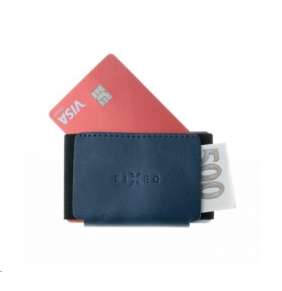 FIXED kožená peněženka Smile Tiny Wallet se smart trackerem Smile Pro, modrá