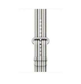 Apple Watch 42mm Gray Stripe Woven Nylon