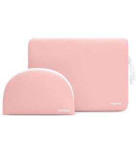 Tomtoc puzdro Lady Shell Series with Pouch pre Macbook Pro/Air 13" - Pink