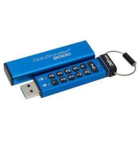 Kingston 4GB USB 3.0 DataTraveler 2000 s klávesnicí a 256bitovým šifrováním