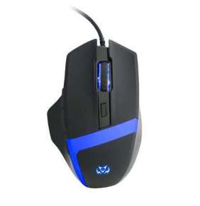 C-TECH herní myš Kyllaros (GM-07B), pro gaming, herní, modré podsvícení, 3200DPI, 7 tlačítek, programovatelná, USB