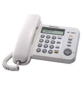 Panasonic KX-TS580FXW - jednolinkový telefon, bílý