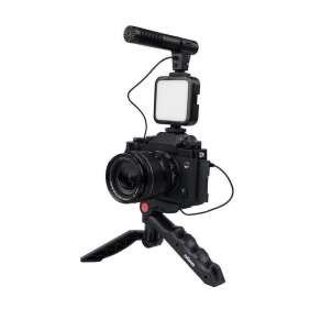 Doerr Vlogging Kit VL-5 Mikrofónové video svetlo pre SmartPhone