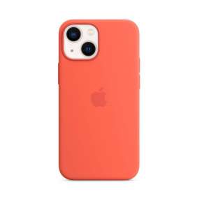 Apple iPhone 13 mini Silicone Case with MagSafe - Nectarine