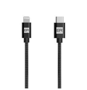 ER POWER kábel USB-C to Lightning 2m - Black