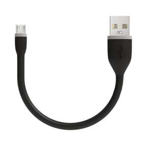 Satechi kábel Flexible USB to Micro USB 0.15m - Black